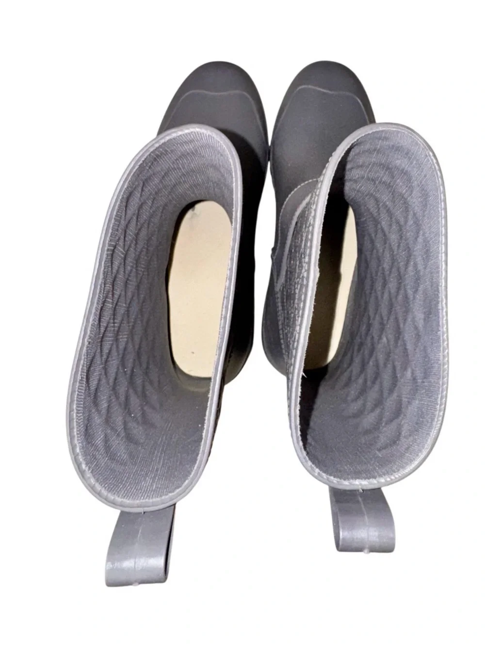 CAPELLI New York gray Quilt Mid-Calf RAIN BOOTS Women’s Wellies shoes size 7